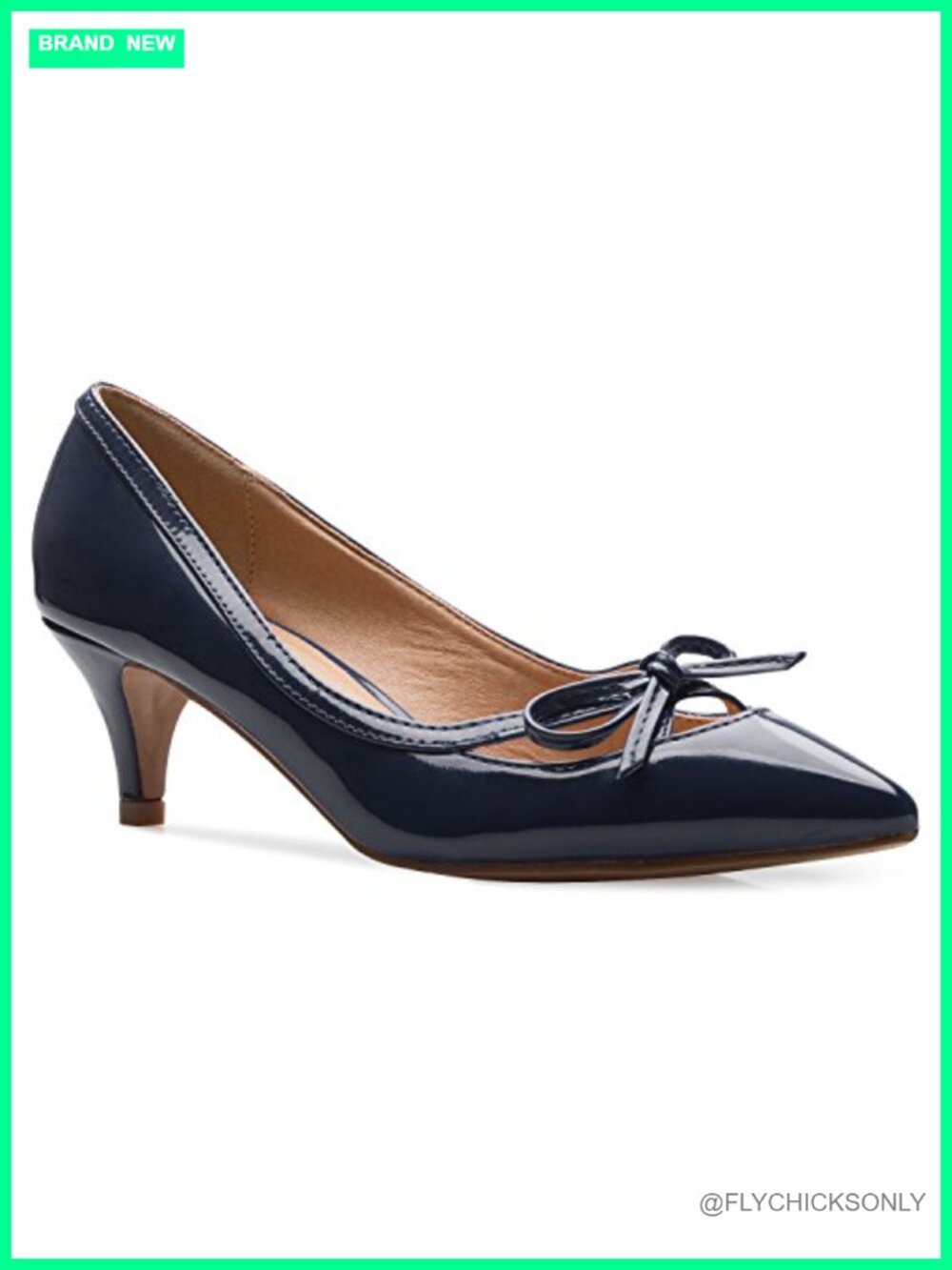 Women's Closed Toe D'Orsay Bow Kitten Heel Pumps Dress Work Party Heels